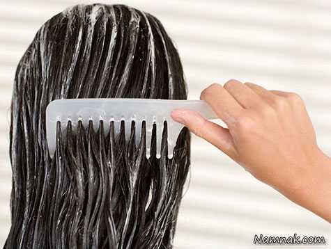 آموزشگاه تخصصی رنگ و مش کرج : مش کردن مو با شانه